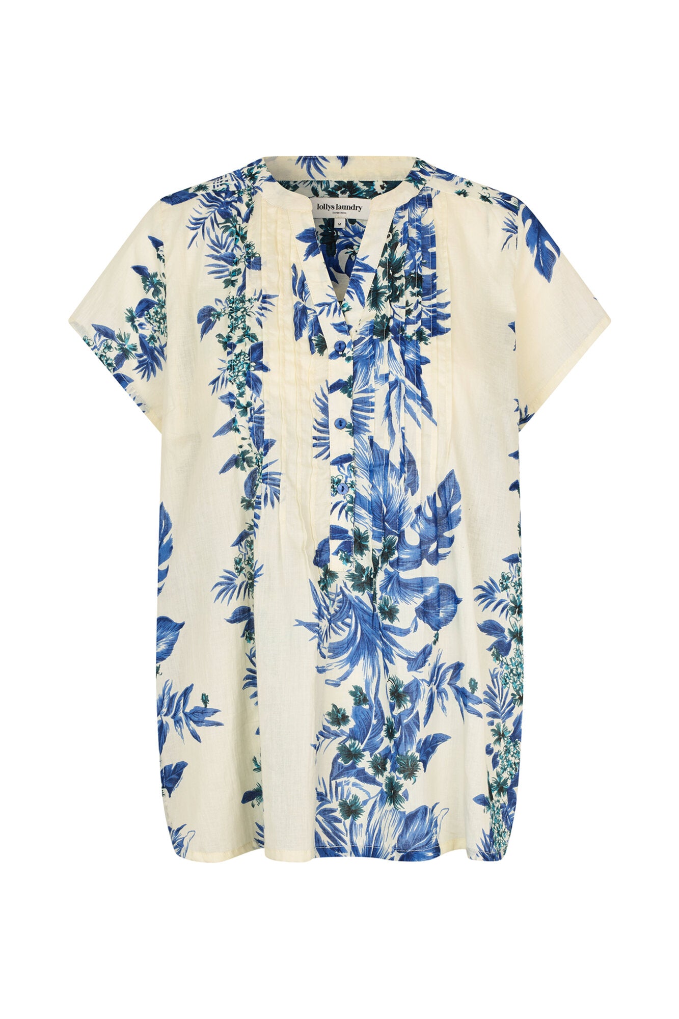 Heather kortærmet bluse - blå